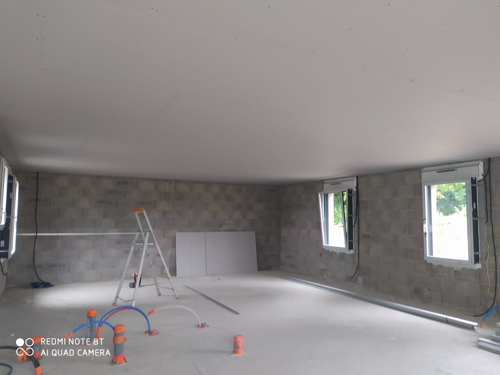 Cloisons seches et isolation dans un pavillon neuf 3