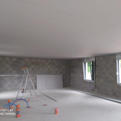 Cloisons seches et isolation dans un pavillon neuf 3